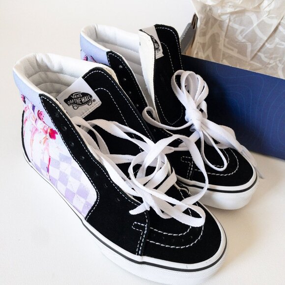 NEW KPop Demon Hunters x Vans Big Kids SK8-Hi Shoe Size 3.5 Golden Huntrix - Picture 7 of 10